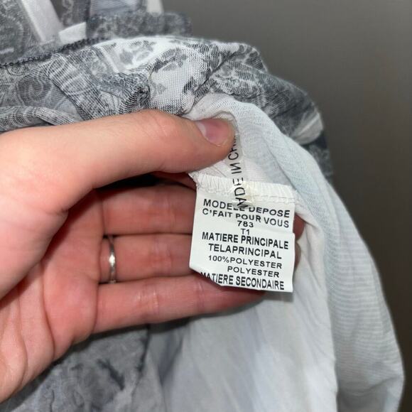 C’Fait Pour Vous Paris Abstract Layered Asymmetrical Dress Size 1 EU France - Picture 11 of 14